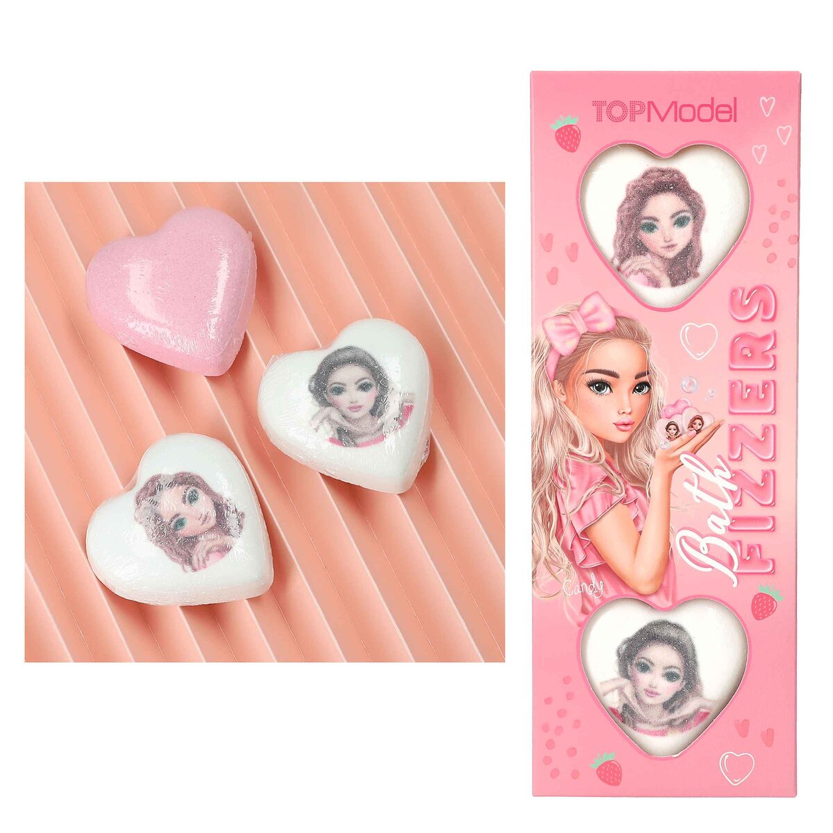 Depesche TOPModel bedruckte Badebombe Beauty and Me