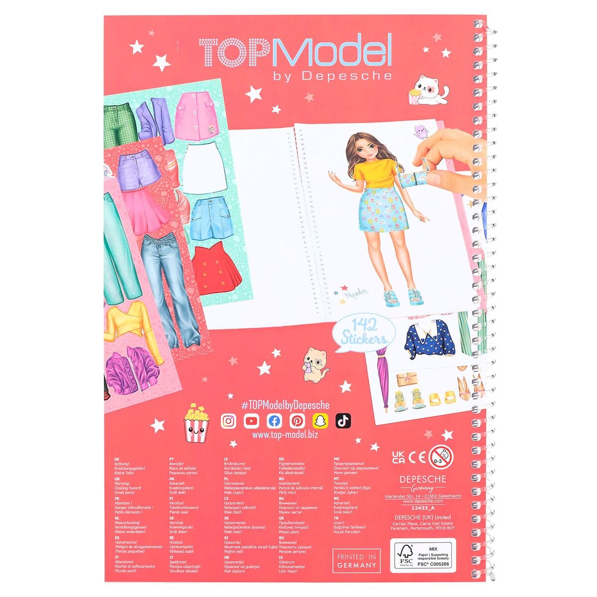 Depesche TOPModel Dress Me Up groß CUTIE STAR