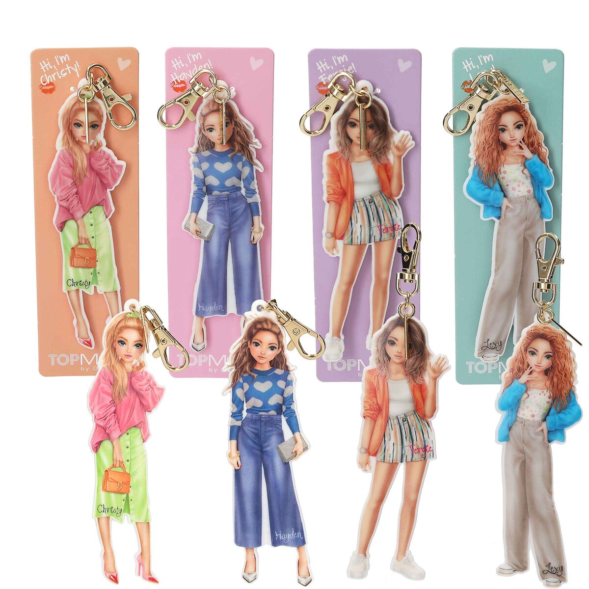 Depesche TOPModel figürlicher Click & Style Anhänger Girl Power