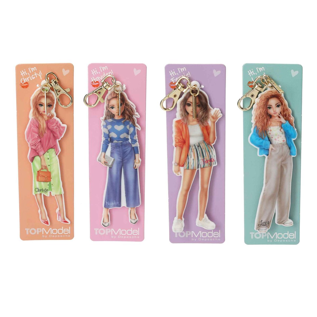 Depesche TOPModel figürlicher Click & Style Anhänger Girl Power