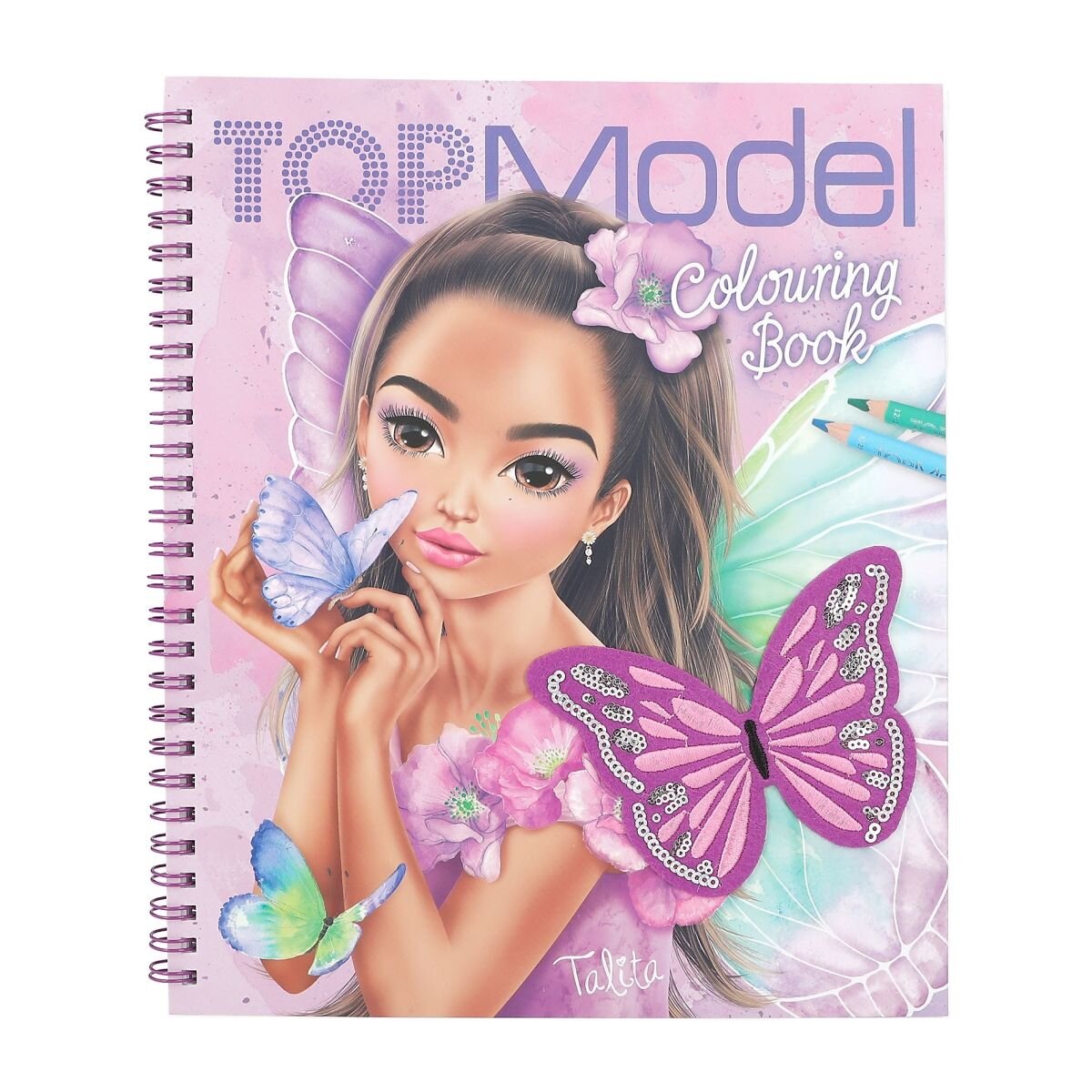 Depesche TOPModel Malbuch mit Pailletten FAIRY LOVE