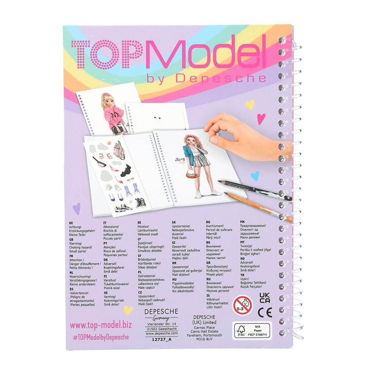 Depesche TOPModel Pocket Malbuch