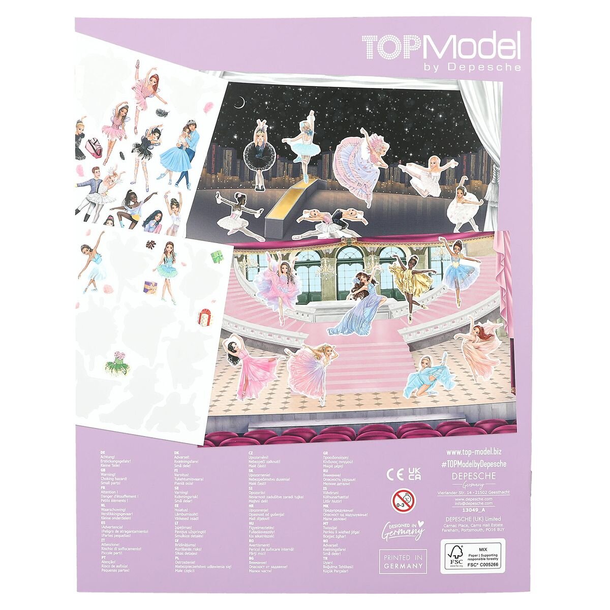 Depesche TOPModel Stickerworld BALLET