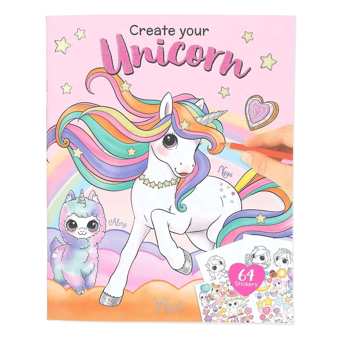 Depesche Ylvi & the Minimoomis Create your Unicorn Malbuch