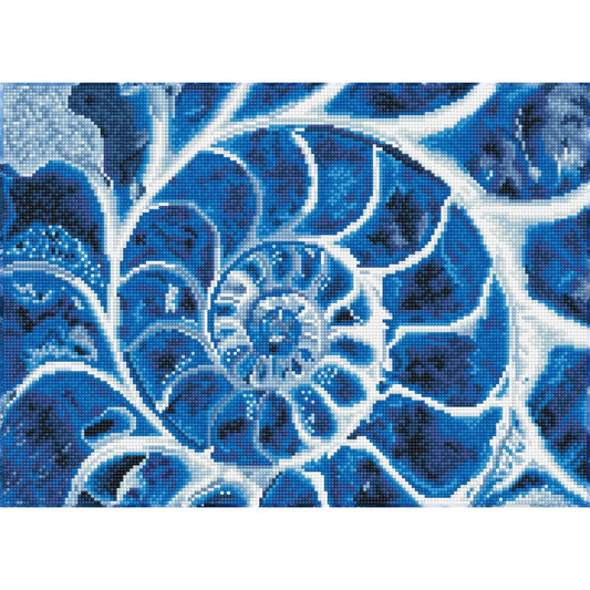 Pracht Diamond Dotz Blue Nautilus, ca. 51,5 x 37 cm