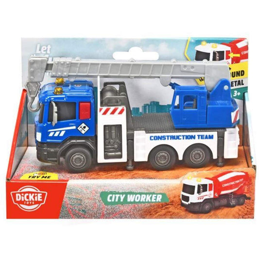 Dickie Toys City Worker Baufahrzeuge, 1 Stück, 3-fach sortiert