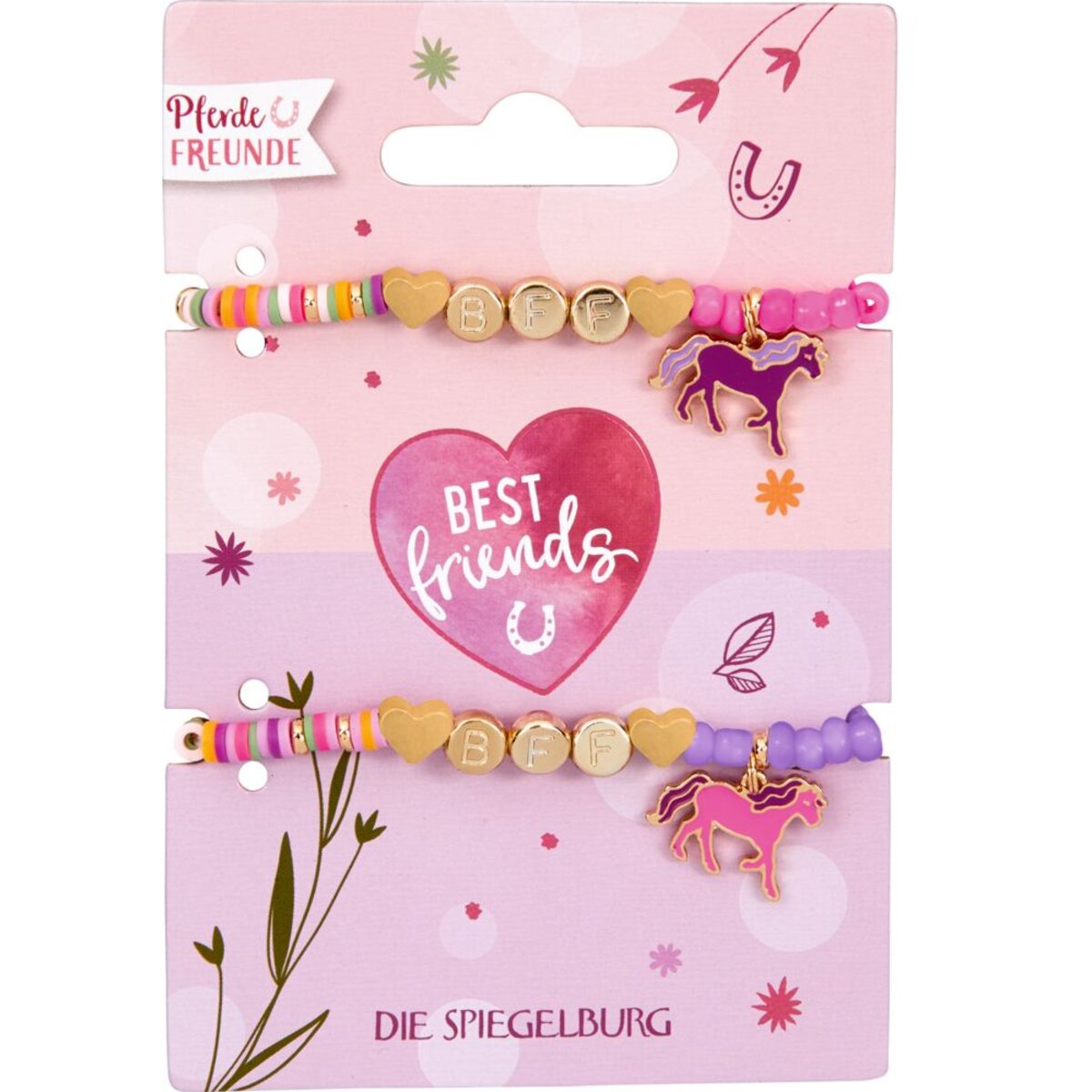 Die Spiegelburg Freundschafts-Armbänder Best friends - Pferdefreunde