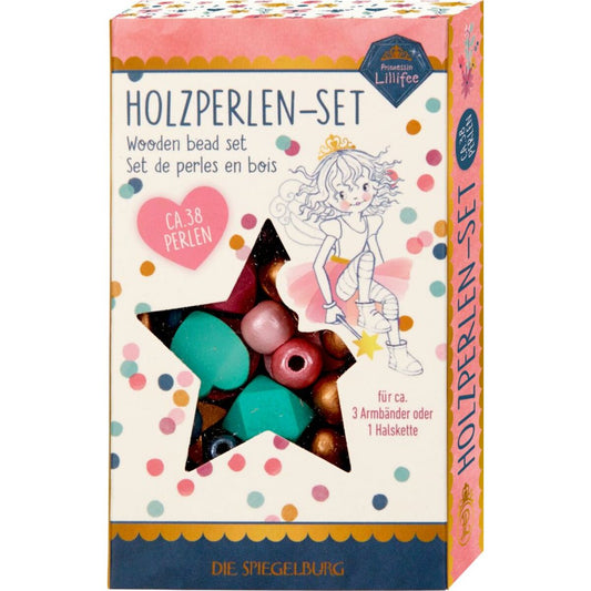 Die Spiegelburg Holzperlen-Set - Prinzessin Lillifee (Glitter&Gold)