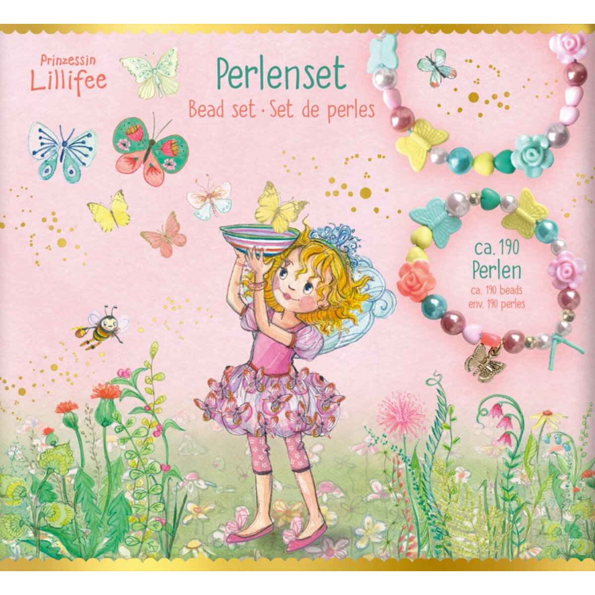 Die Spiegelburg Perlenset Blumen & Schmetterlinge - Prinzessin Lillifee