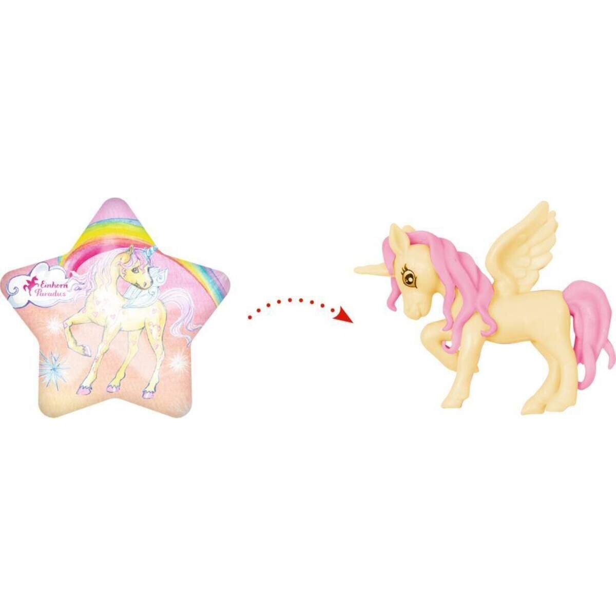 Die Spiegelburg Zauberstern Einhorn-Paradies, 1 Stück, 3-fach sortiert