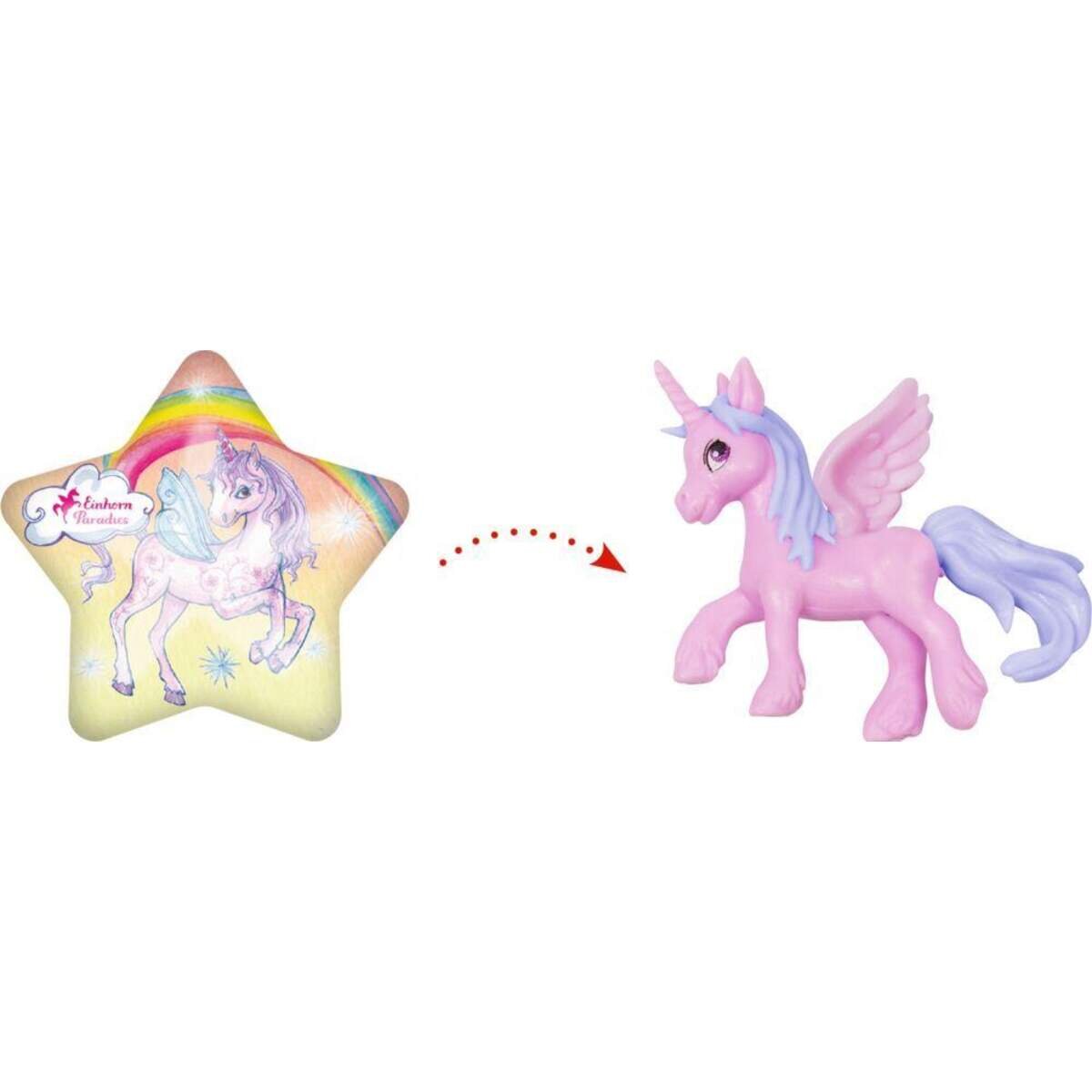 Die Spiegelburg Zauberstern Einhorn-Paradies, 1 Stück, 3-fach sortiert