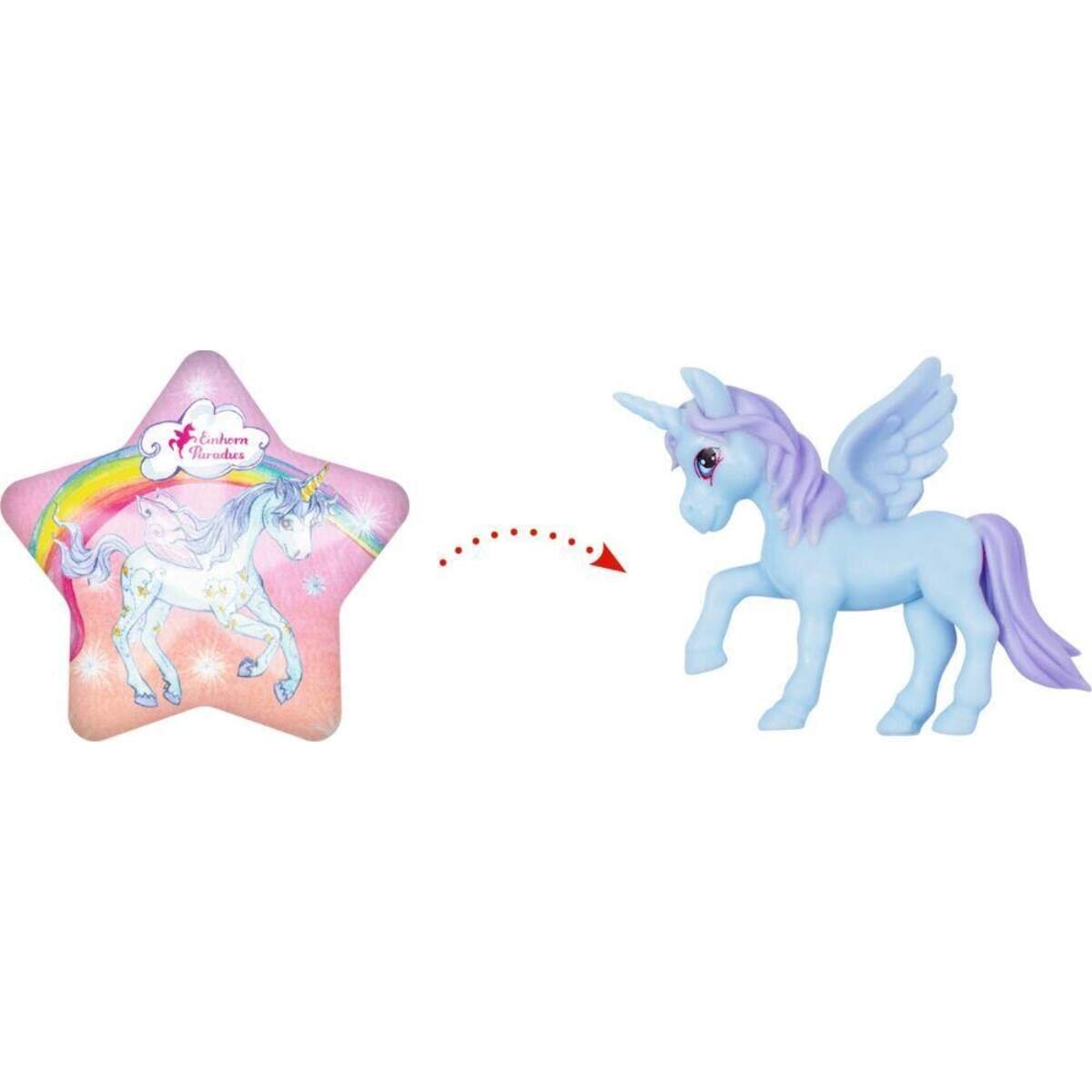 Die Spiegelburg Zauberstern Einhorn-Paradies, 1 Stück, 3-fach sortiert