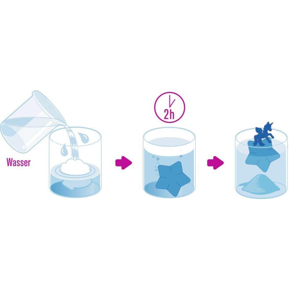 Die Spiegelburg Zauberstern Einhorn-Paradies, 1 Stück, 3-fach sortiert