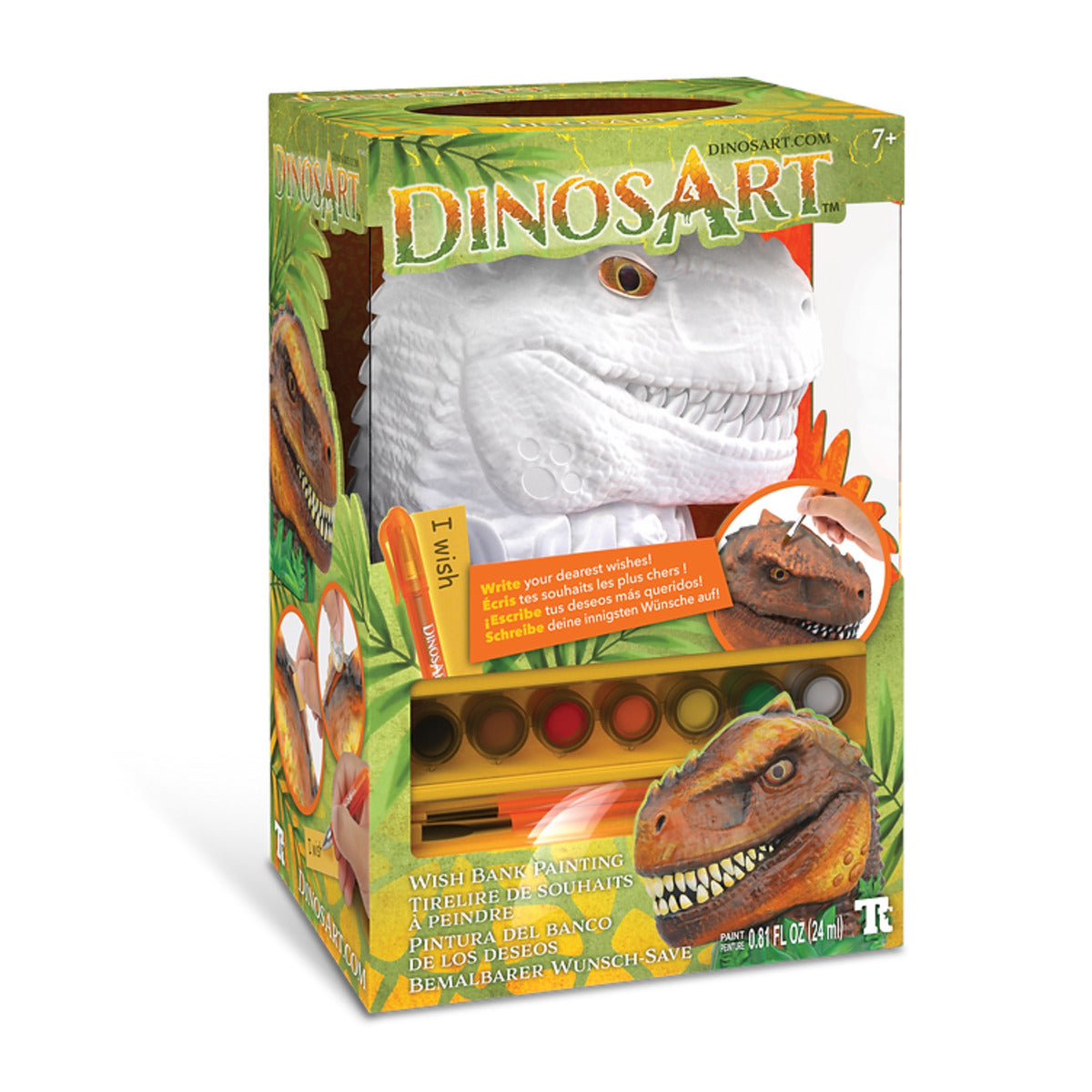 Dinosart Spardose zum selbst Bemalen