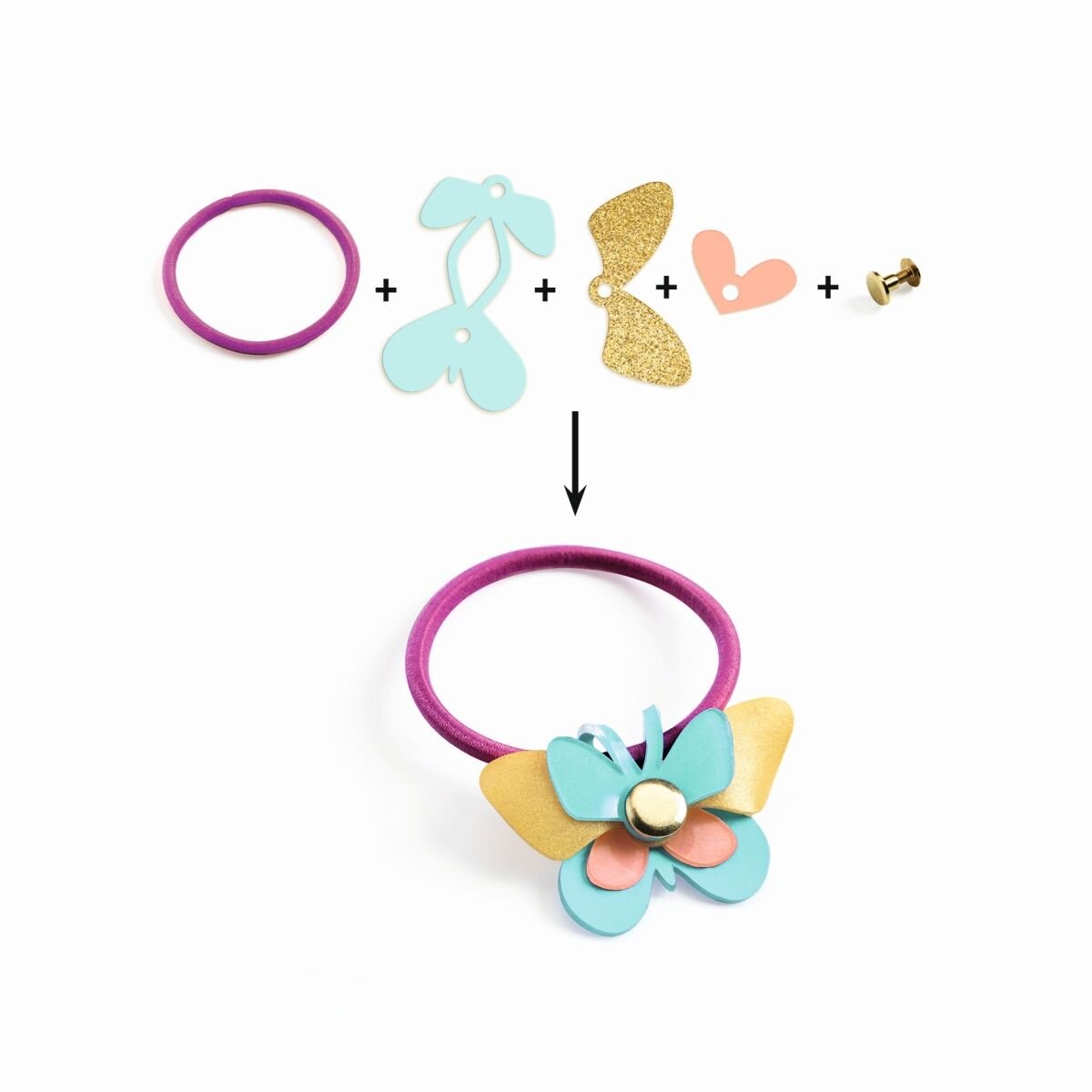 Djeco Artistic plastic: Hairstyling Zubehör