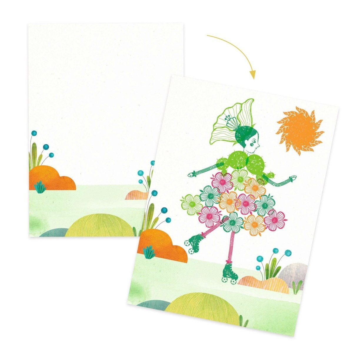 Djeco Stempel: Flower girls