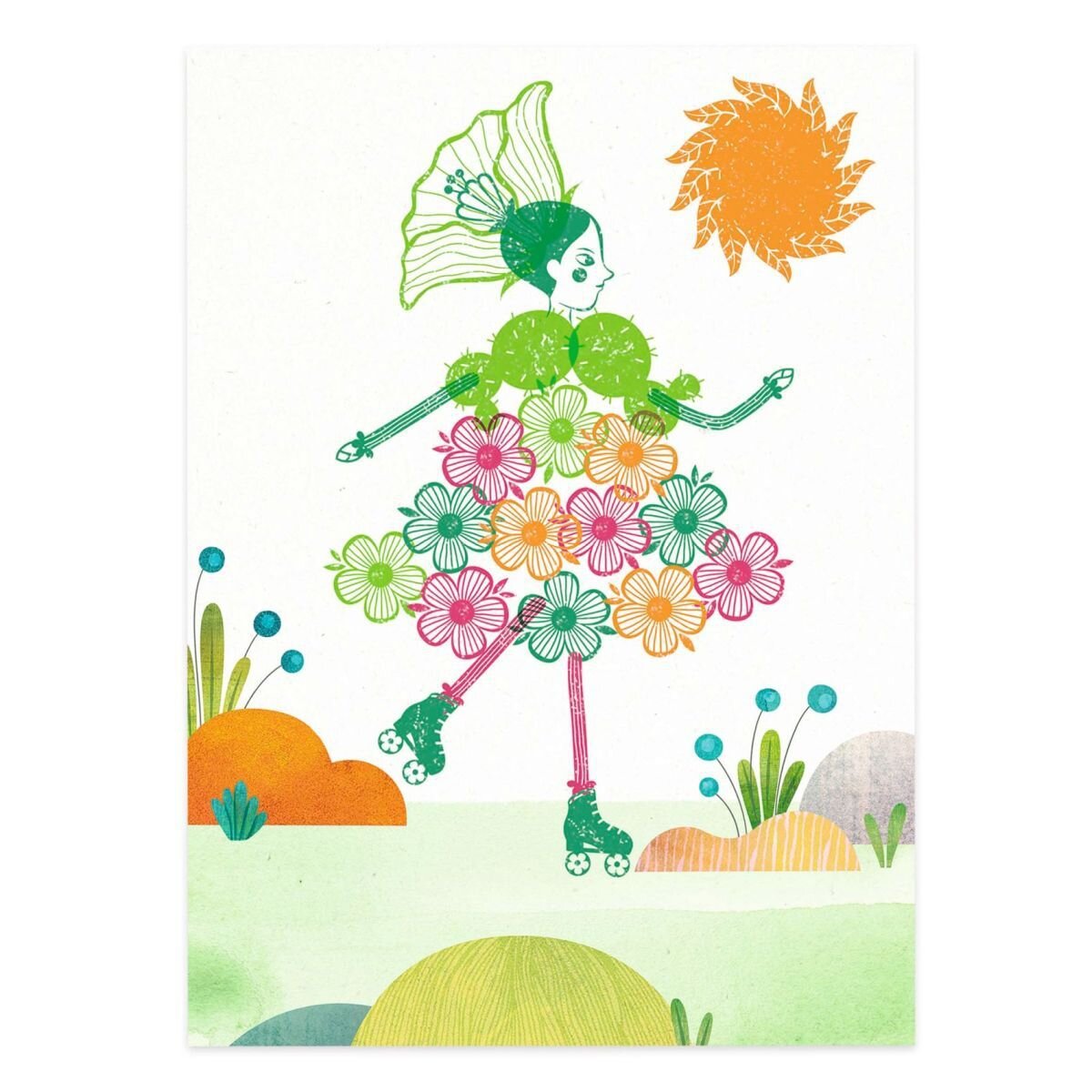 Djeco Stempel: Flower girls