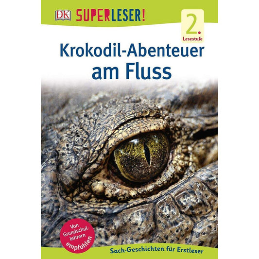 DK Verlag Superleser 2. Lesestufe - Krokodil Abenteuer am Fluss