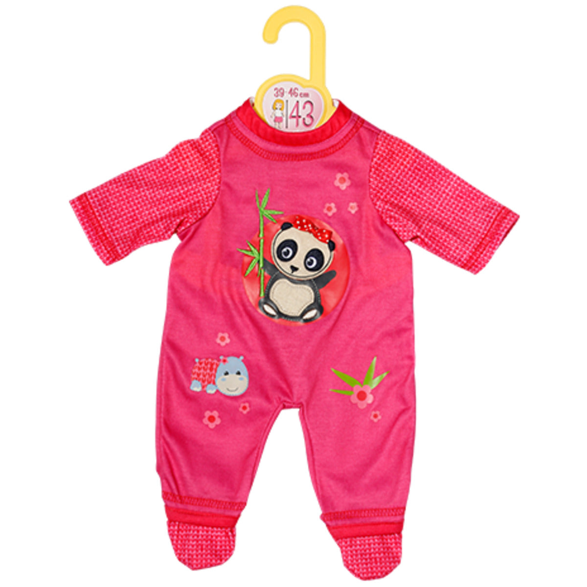 Dolly Moda Strampler mit Panda 43 cm