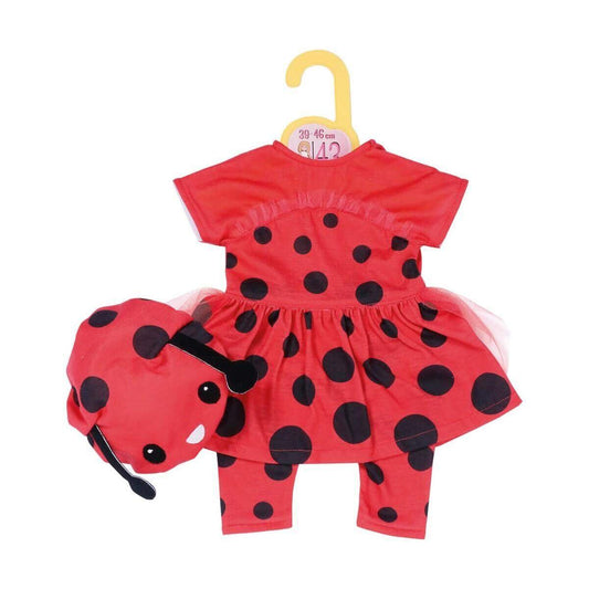 Dolly Moda Süßes Marienkäfer Outfit 43 cm