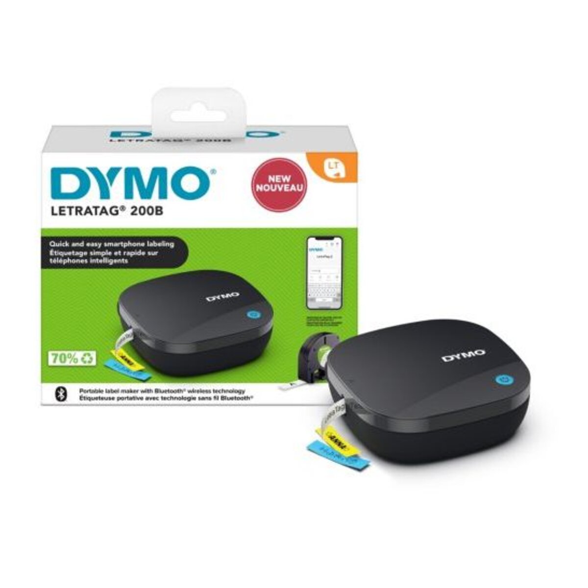 Dymo LetraTag® 200B Bluetooth Beschriftungsgerät, Thermodirektdruck