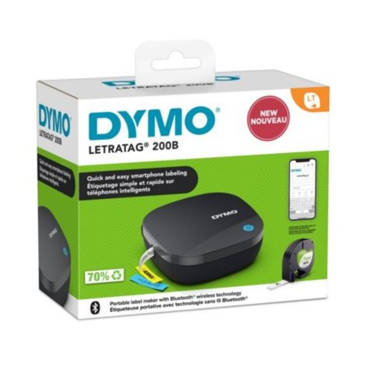 Dymo LetraTag® 200B Bluetooth Beschriftungsgerät, Thermodirektdruck