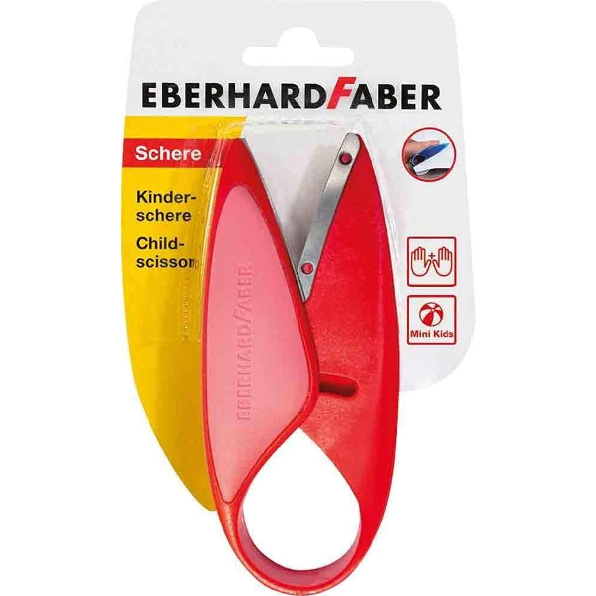 Eberhard Faber Mini Kids Kinder-Schere in Rot