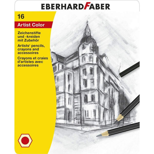 Eberhard Faber Zeichenset Artist Color, 16-teilig