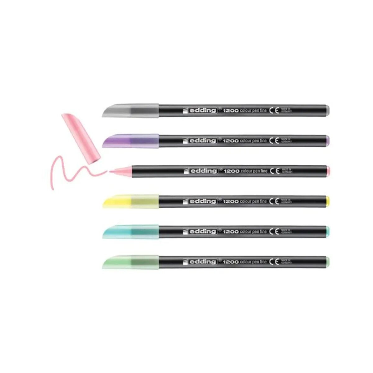 edding 1200 Bibi & Tina COLOR PEN pastell, 6er-Set