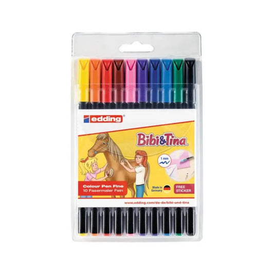 edding 1200 Bibi & Tina COLOR PEN, 10er-Set