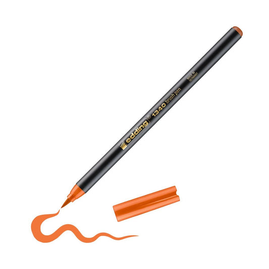 edding 1340 brushpen orange