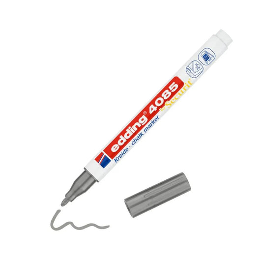 edding 4085 Kreidemarker, 1 - 2 mm, silber