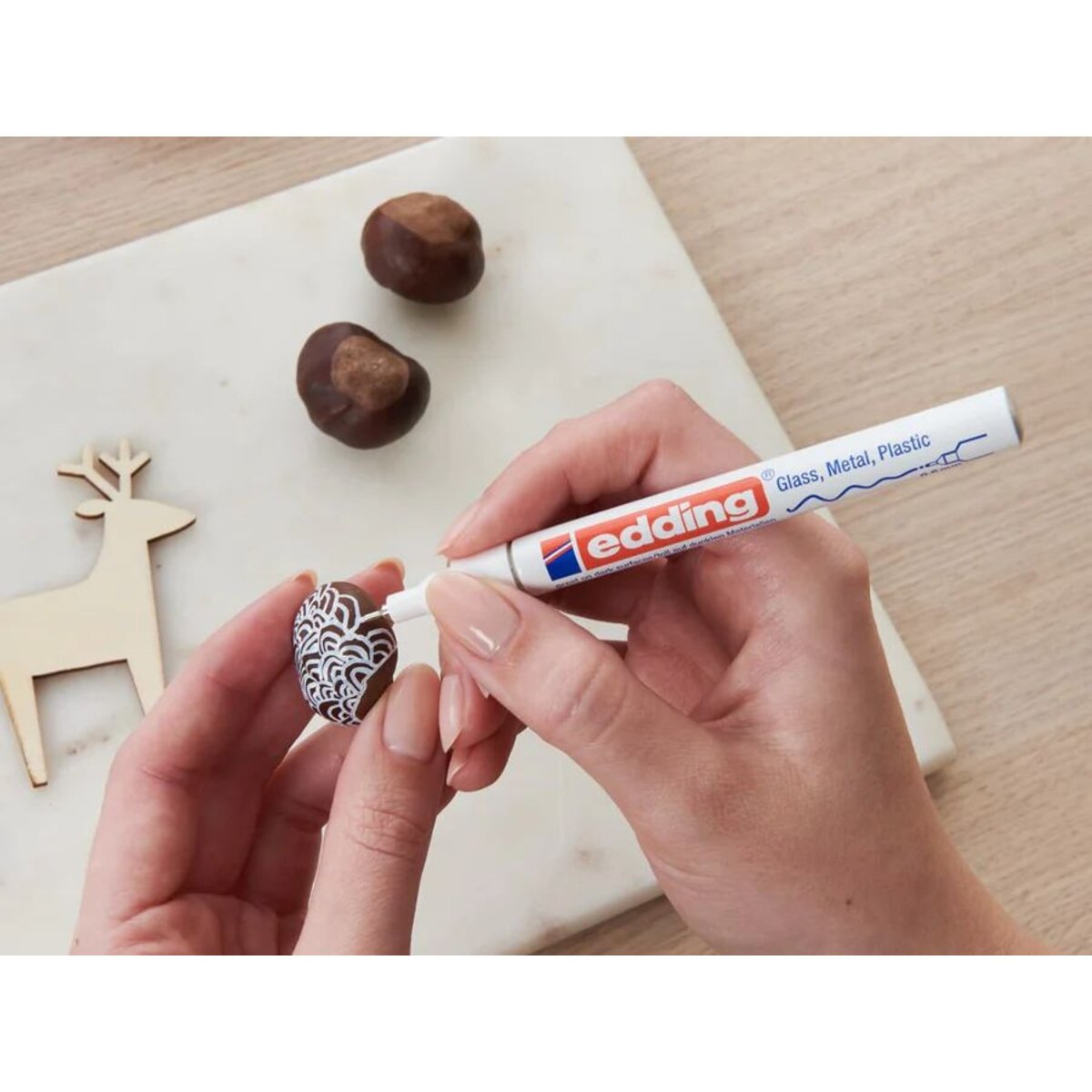 edding 780 Glanzlackmarker grün-metallic, 0,8 mm