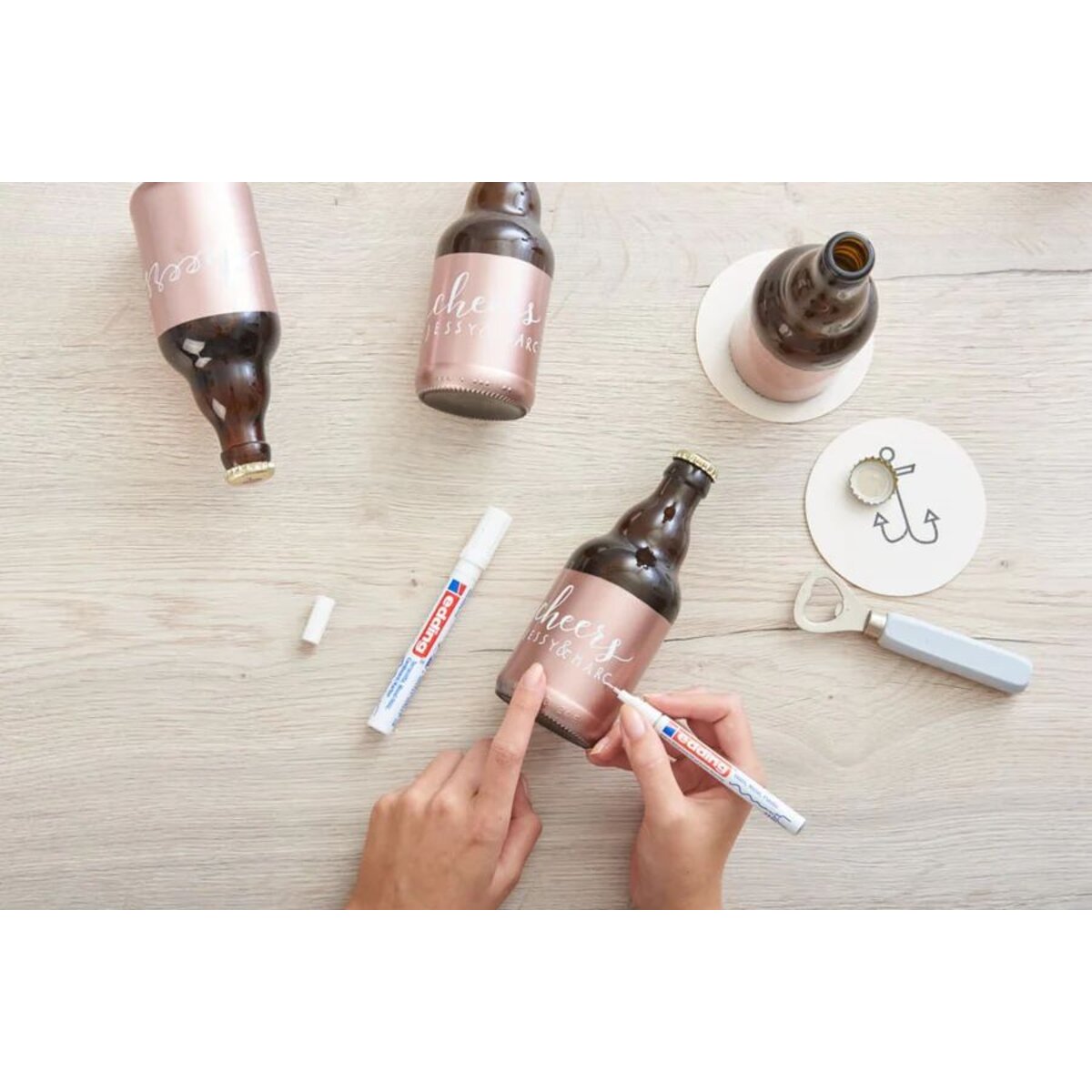 edding 780 Glanzlackmarker grün-metallic, 0,8 mm