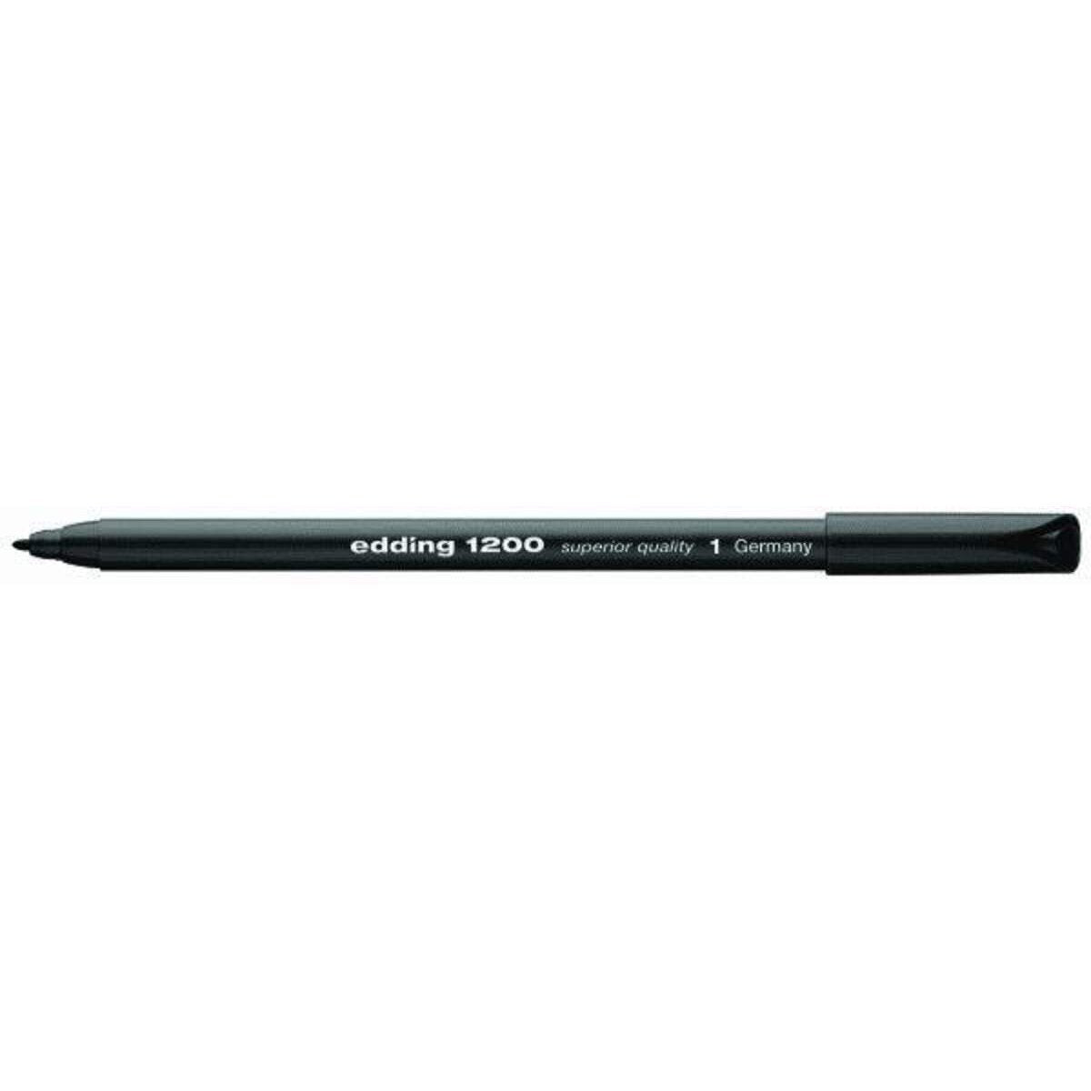 edding 1200 Fasermaler colourpen, 1mm, schwarz