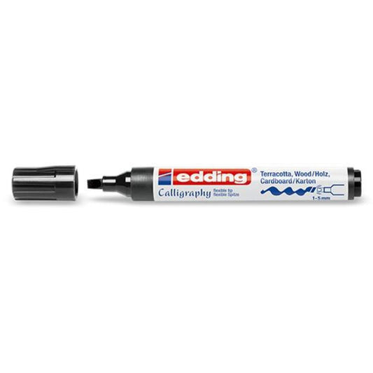 edding 1455 Kalligraphie-Marker, 1-5 mm schwarz