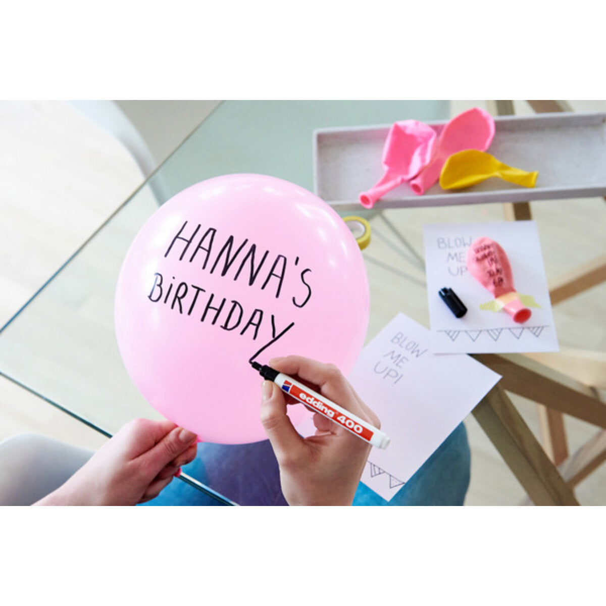 edding 400 Permanentmarker, 1mm, schwarz