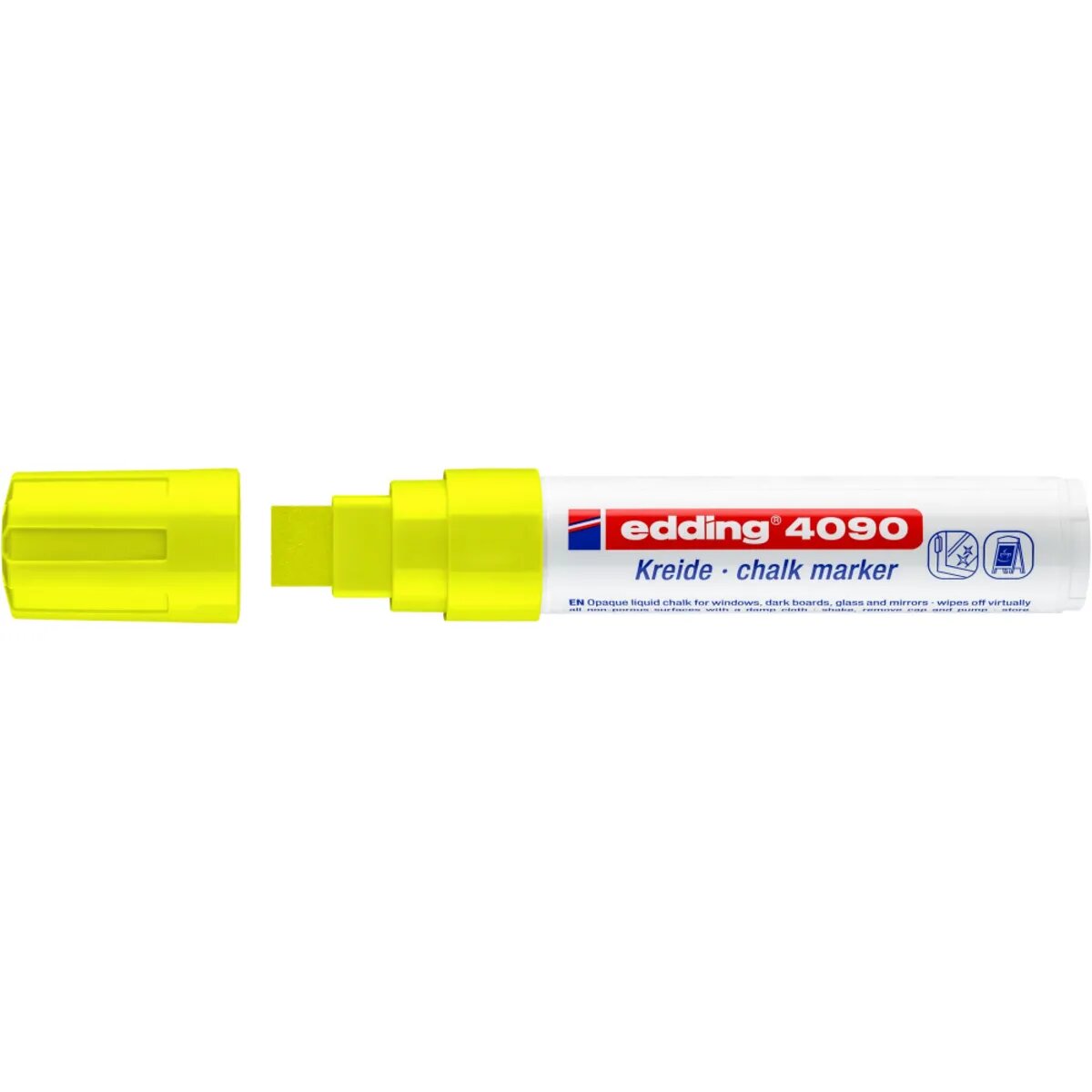 edding 4090 Kreidemarker, 4-15 mm, neongelb