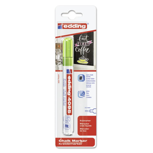 edding 4095 Kreidemarker, 2-3mm, hellgrün Blister