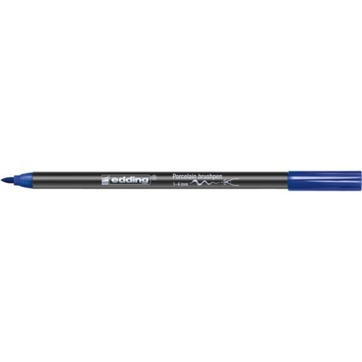 edding 4200 Porzellan Brushpen 1-4mm, blau