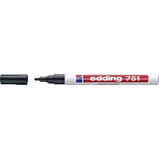 edding 751 Lackmarker 1-2mm, schwarz