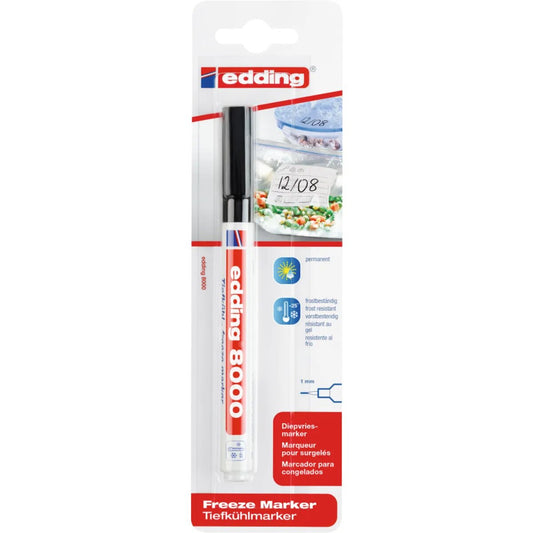 edding 8000 Tiefkühlmarker Freeze, 1mm schwarz