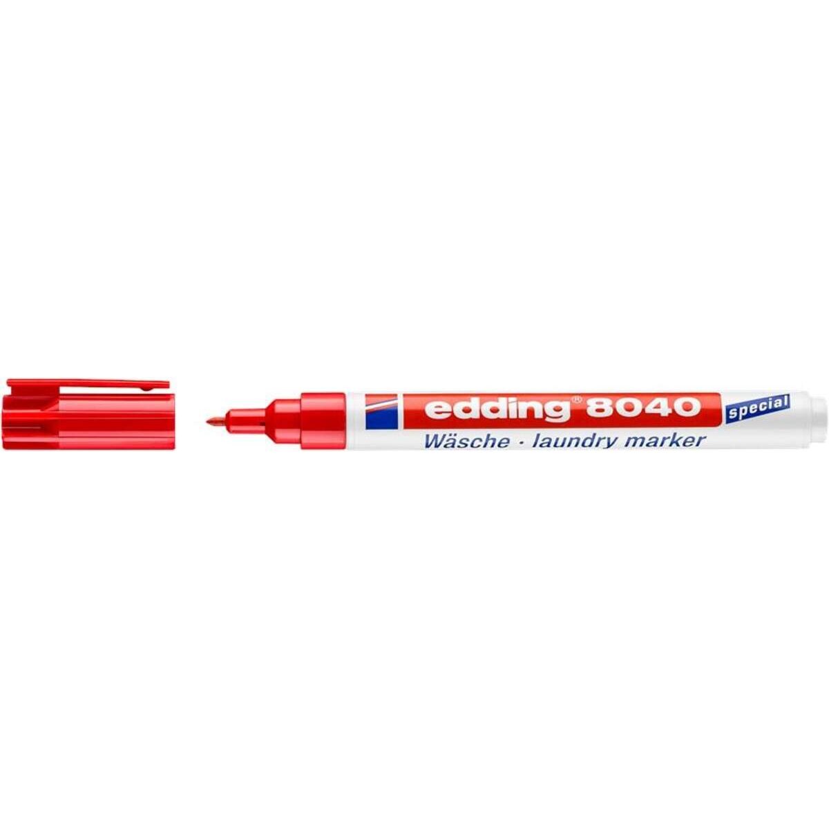 edding 8040 Wäschemarker, 1mm, rot