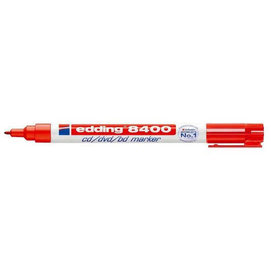 edding 8400 CD/DVD/BD Marker, 0.5-1mm, rot