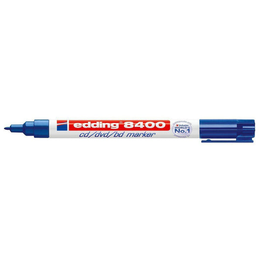 edding 8400 CD/DVD/BD Marker, 0.5-1mm, blau