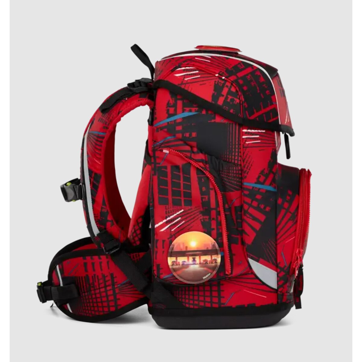 ergobag CUBO Schulrucksack-Set AlarmBärreitschaft, 5-teilig