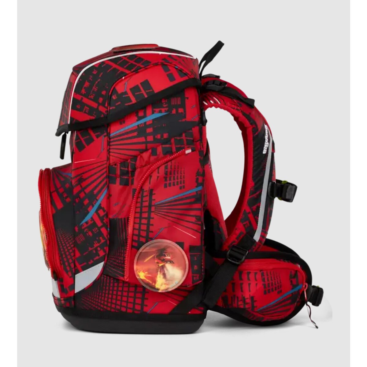 ergobag CUBO Schulrucksack-Set AlarmBärreitschaft, 5-teilig