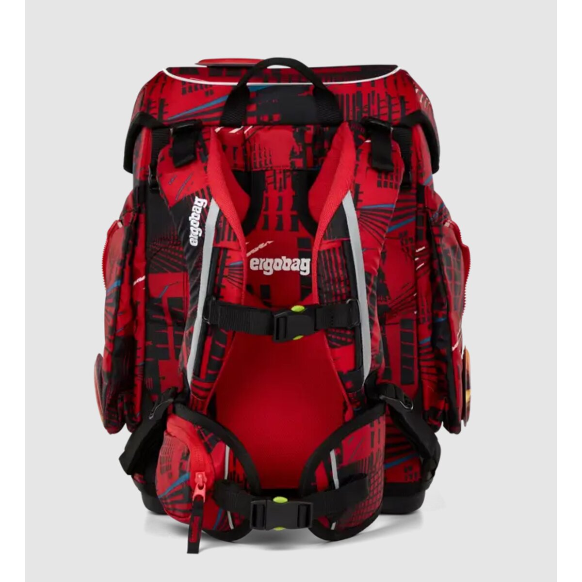 ergobag CUBO Schulrucksack-Set AlarmBärreitschaft, 5-teilig