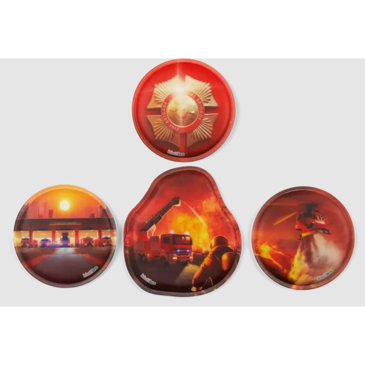 ergobag CUBO Schulrucksack-Set AlarmBärreitschaft, 5-teilig