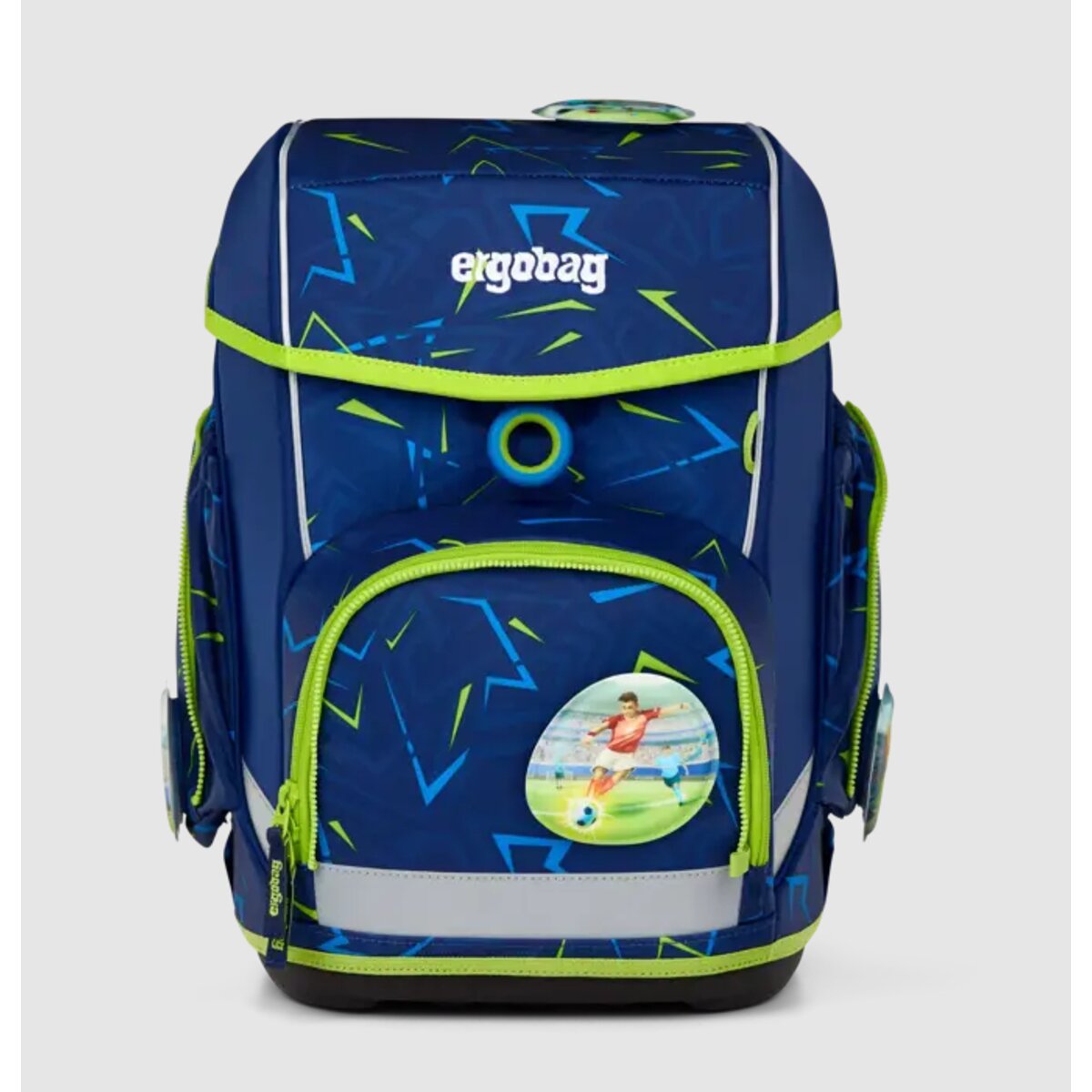 ergobag CUBO Schulrucksack-Set SpitzenreitBär, 5-teilig